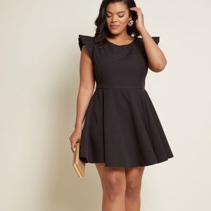 Modcloth Black Mini Dress